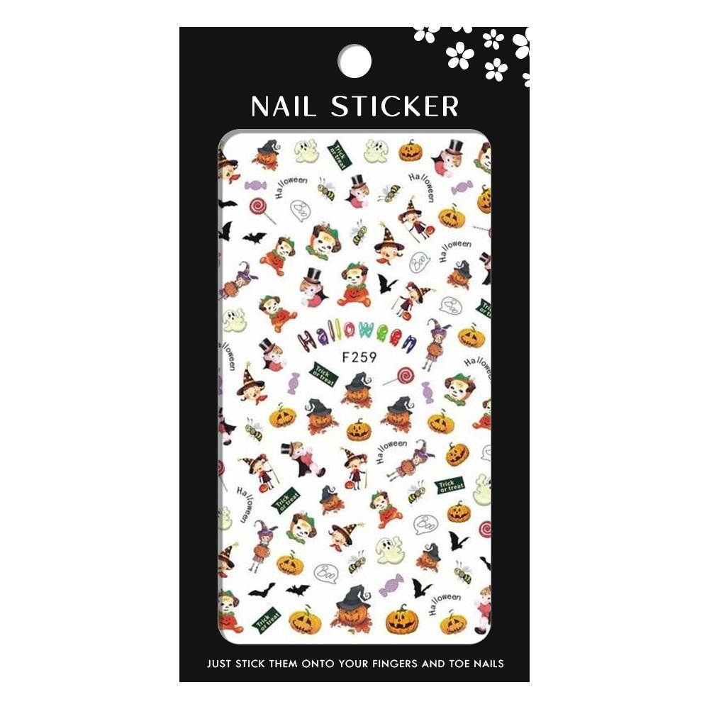 Stickere pentru decor unghii Lila Rossa, Halloween, F259