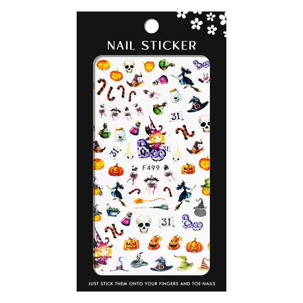 Stickere pentru decor unghii Lila Rossa, Halloween, f499