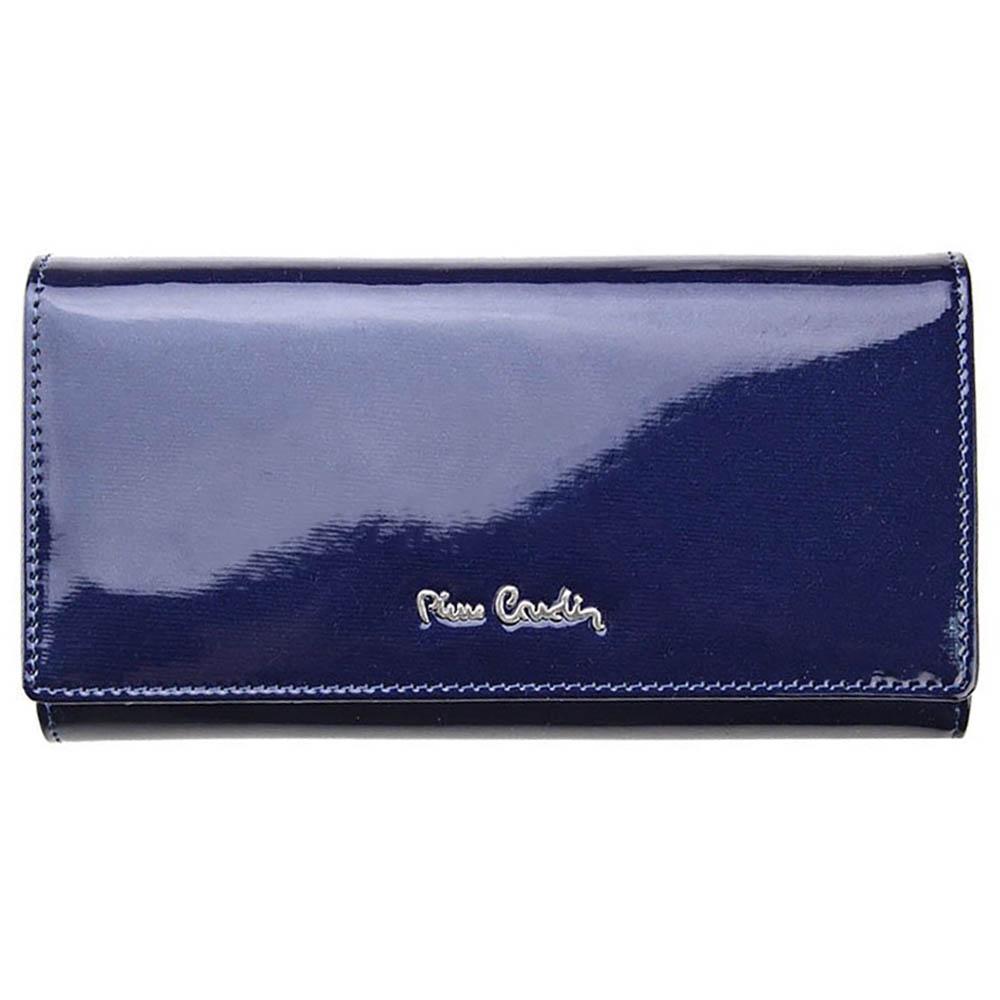 Portofel dama din piele naturala Pierre Cardin GPD044, Bleumarin, Albastru, 18.5 cm x 10 cm