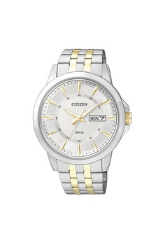 Citizen, Ceas din otel inoxidabil, Auriu/Argintiu Citizen, Ceas din otel inoxidabil, Auriu/Argintiu