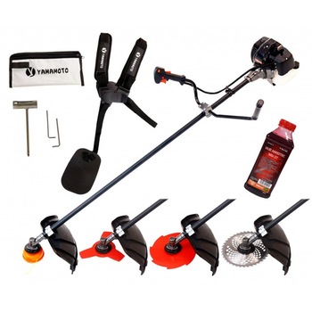 Motocoasa pe benizna Yamamoto SRM-520 PRO, 5 CP, 4500 W cu ulei de amestec Motocoasa pe benizna Yamamoto SRM-520 PRO, 5 CP, 4500 W cu ulei de amestec