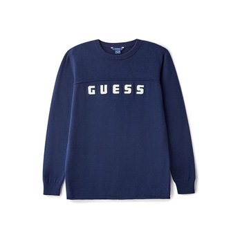 Pulover baieti Guess Kids Jeans, bleumarin, 14 ani Pulover baieti Guess Kids Jeans, bleumarin, 14 ani