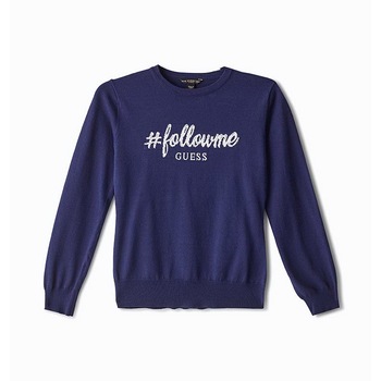 Pulover fete Guess Kids, bleumarin, 14 ani Pulover fete Guess Kids, bleumarin, 14 ani