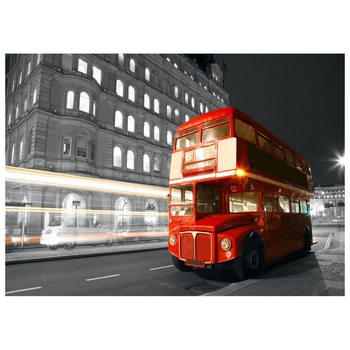 Fototapet Autoadeziv London Bus - YBL-095, 100 x 140 cm Fototapet Autoadeziv London Bus - YBL-095, 100 x 140 cm