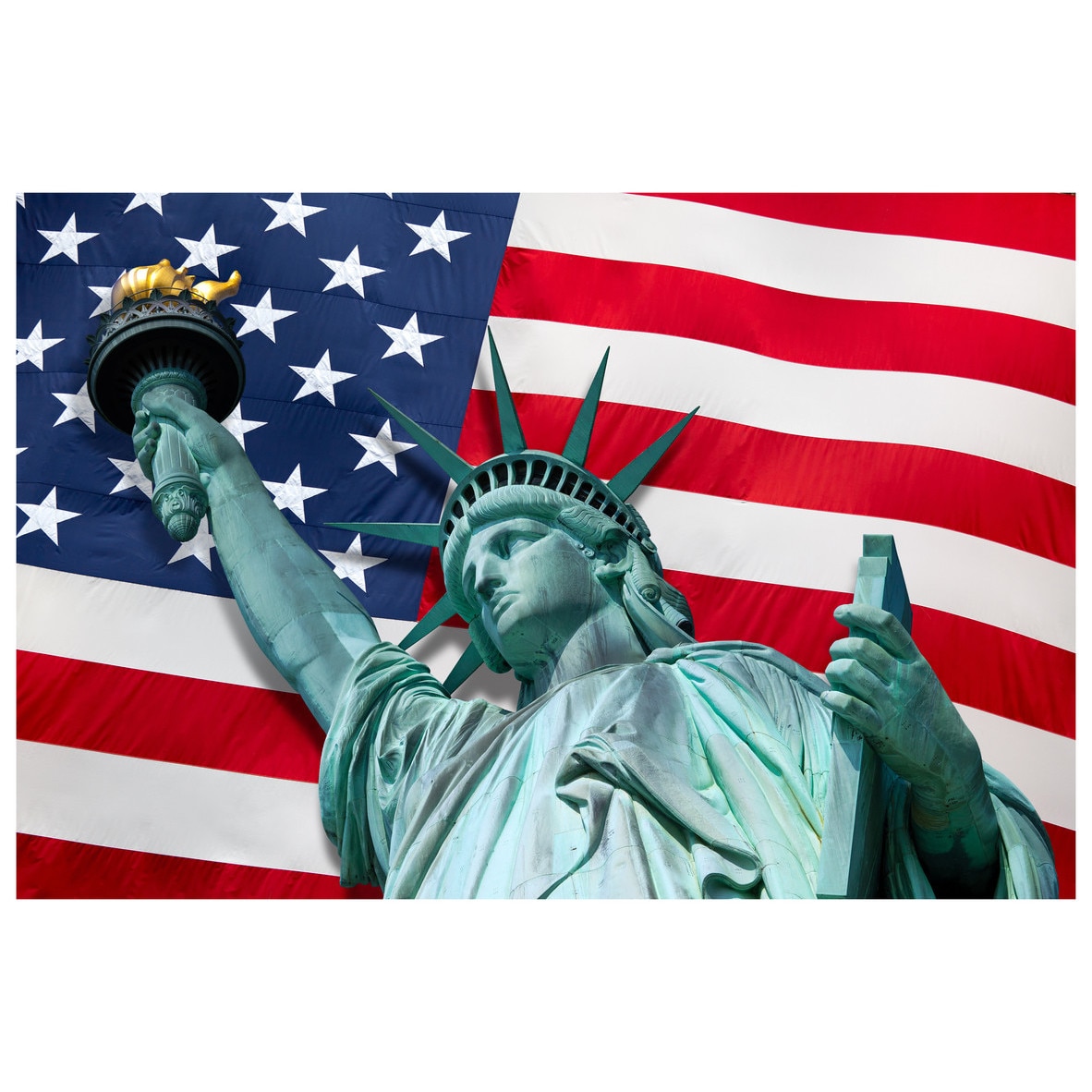 Fototapet Autoadeziv Statuia Libertatii - YBL-004, 100 x 150 cm