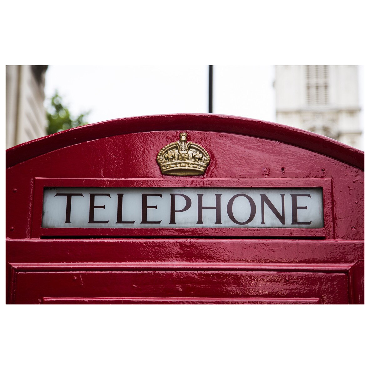 Fototapet Autoadeziv British Red Telephone Box - YBL-091, 100 x 150 cm