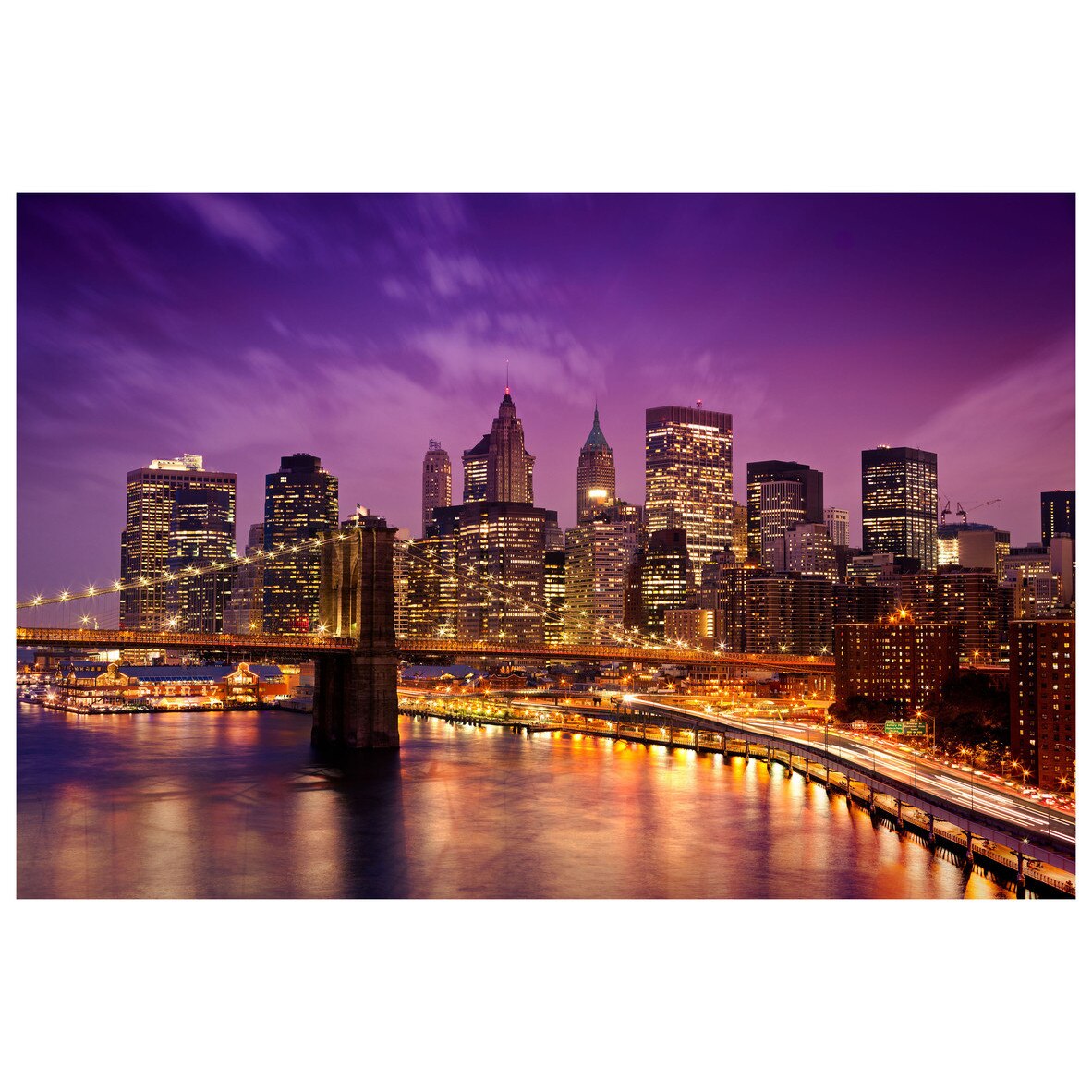 Fototapet Autoadeziv Brooklyn, New York - YBL-053, 100 x 150 cm
