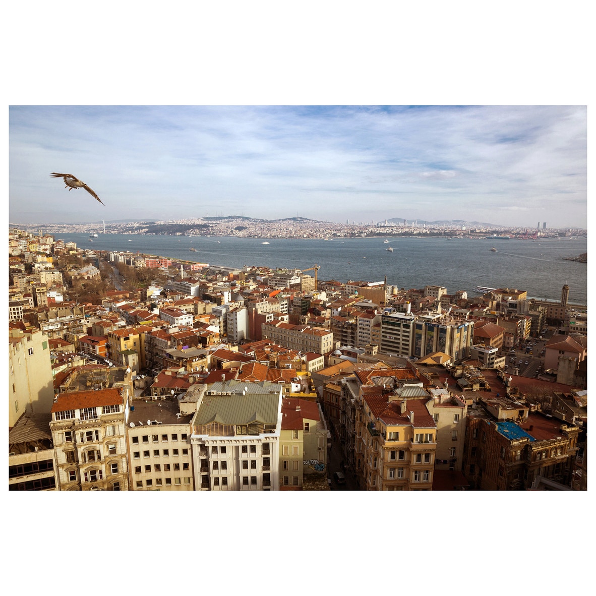 Fototapet Autoadeziv Istanbul, Vedere Aeriana - YBL-226, 100 x 150 cm