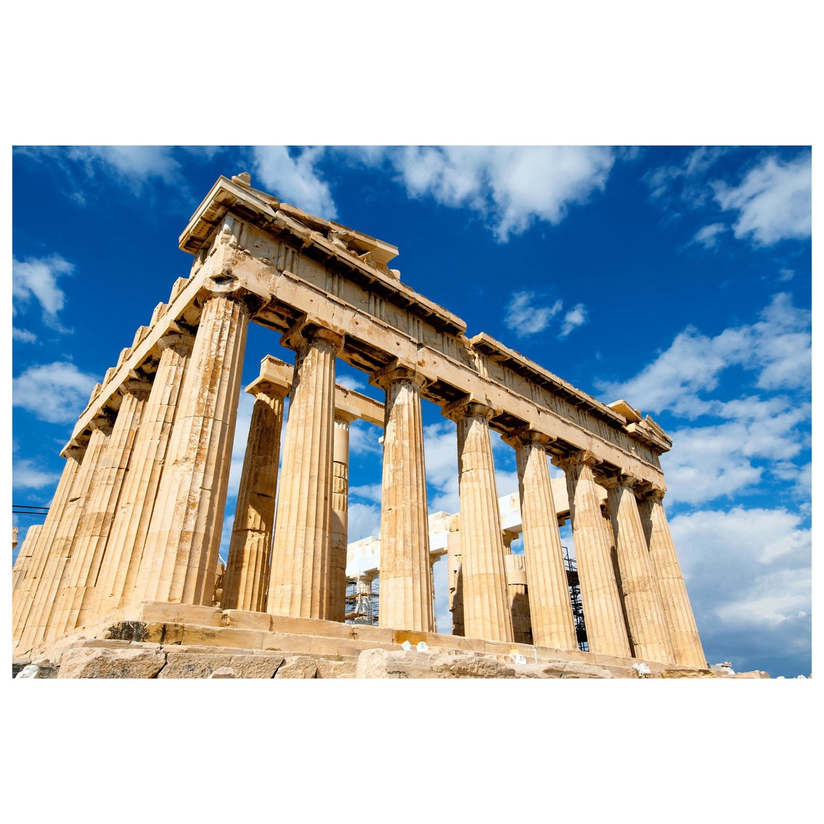 Fototapet Autoadeziv Partenonul, Acropola din Atena - YBL-232, 100 x 150 cm
