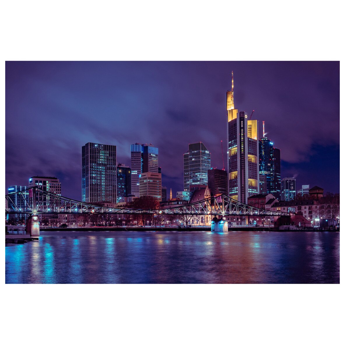 Fototapet Autoadeziv Frankfurt - YBL-186, 100 x 150 cm