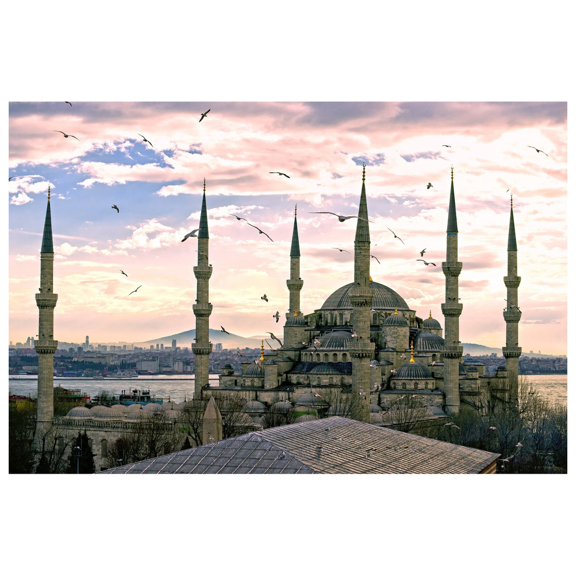 Fototapet Autoadeziv Istanbul, Moscheea Albastra - YBL-229, 100 x 150 cm