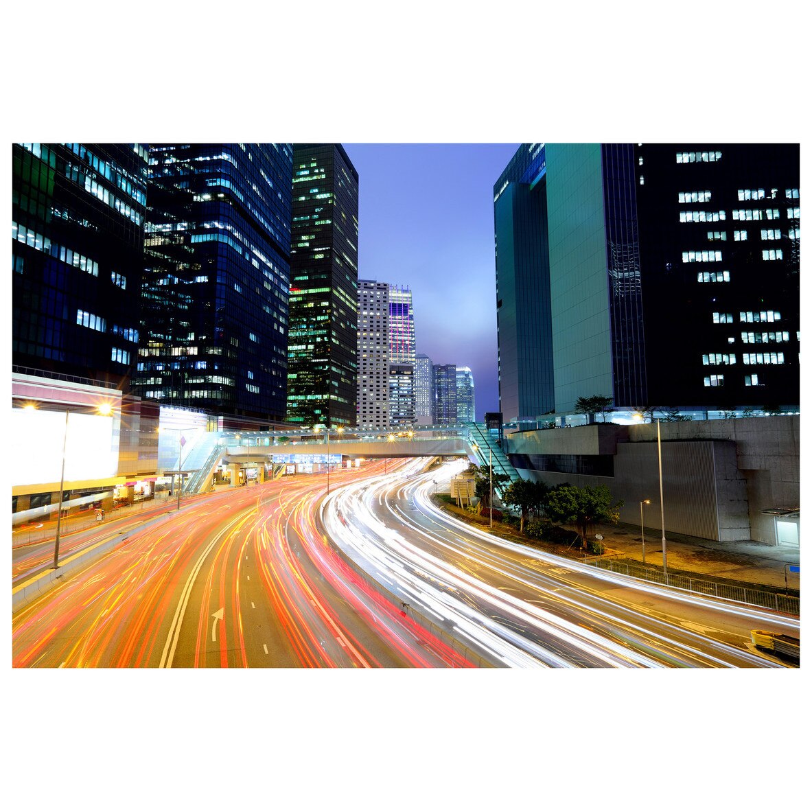 Fototapet Autoadeziv City Lights - YBL-166, 100 x 150 cm