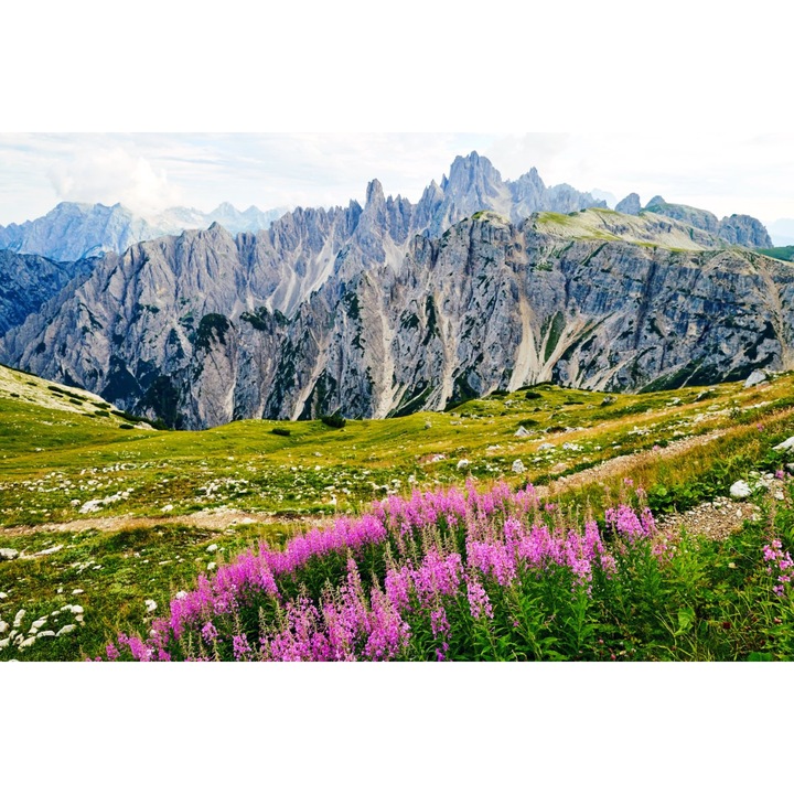 Öntapadó PVC tapéta Mountain a Lavaredo-tól, 80x130 cm