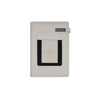 Agenda Bobo J20-4-12, bej, A5, 66 pagini, cu baterie externa 10000MAH Agenda Bobo J20-4-12, bej, A5, 66 pagini, cu baterie externa 10000MAH