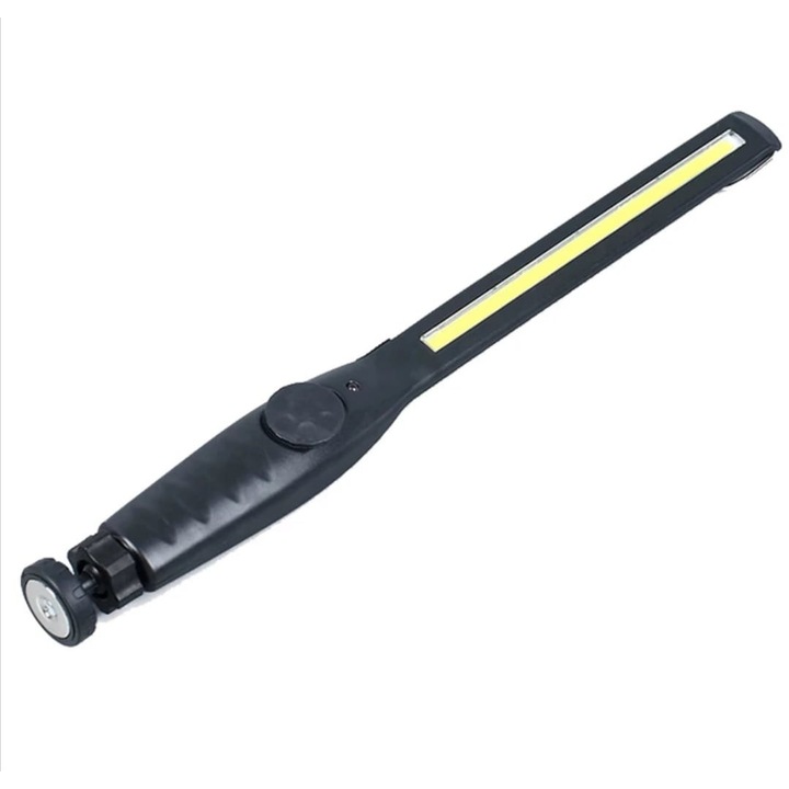 Преносимо работно фенерче с магнит, черно, 090025BK(C/2BK)