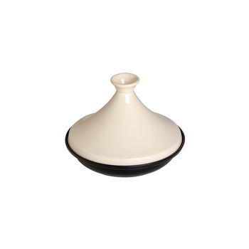 Tajine fonta cu capac ceramic, 20 cm/0,6 l, Cream - Staub Tajine fonta cu capac ceramic, 20 cm/0,6 l, Cream - Staub