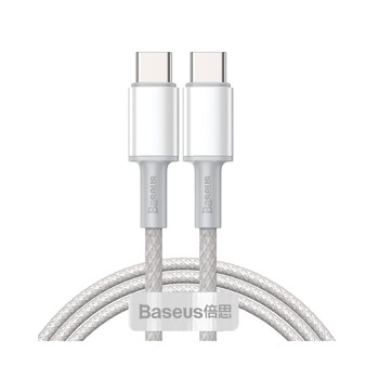 Cablu Premium Baseus Usb Type-c La Usb Type-c, Power Delivery 100w 5a, 1m Lungime, Alb - Catgd-02 Cablu Premium Baseus Usb Type-c La Usb Type-c, Power Delivery 100w 5a, 1m Lungime, Alb - Catgd-02