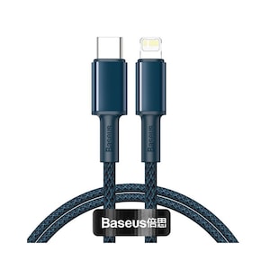 Cablu Premium Baseus Usb Type-c La Lightning Power Delivery Fast Charge 20w, 2m, Albastru - Catlgd-a03