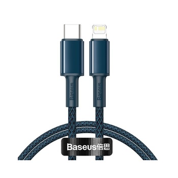 Cablu Premium Baseus Usb Type-c La Lightning Power Delivery Fast Charge 20w, 1m, Albastru - Catlgd-03 Cablu Premium Baseus Usb Type-c La Lightning Power Delivery Fast Charge 20w, 1m, Albastru - Catlgd-03