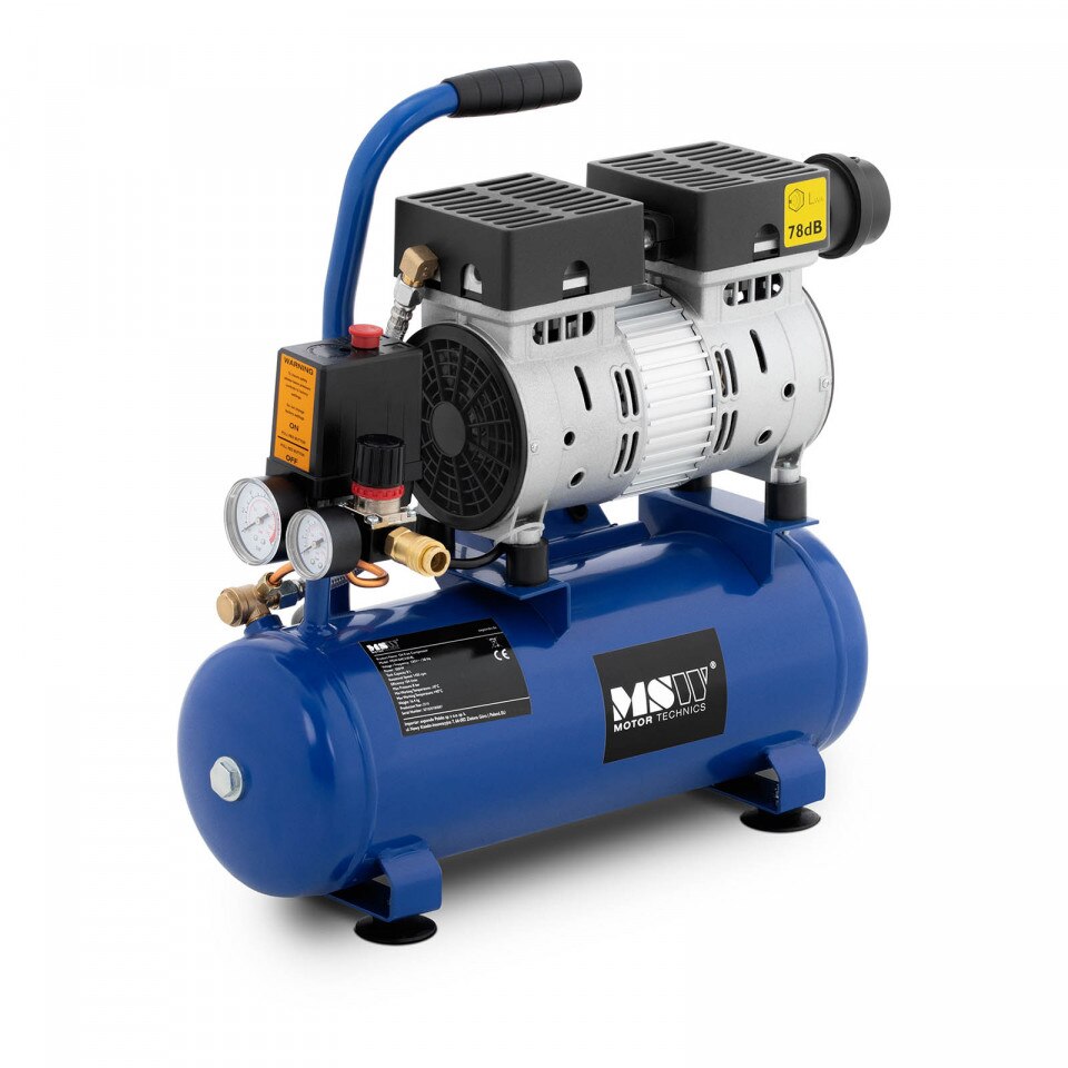 Compresor fara ulei ultrasilentios 6L 550W 8bari 50 l/min 10061051 MSW