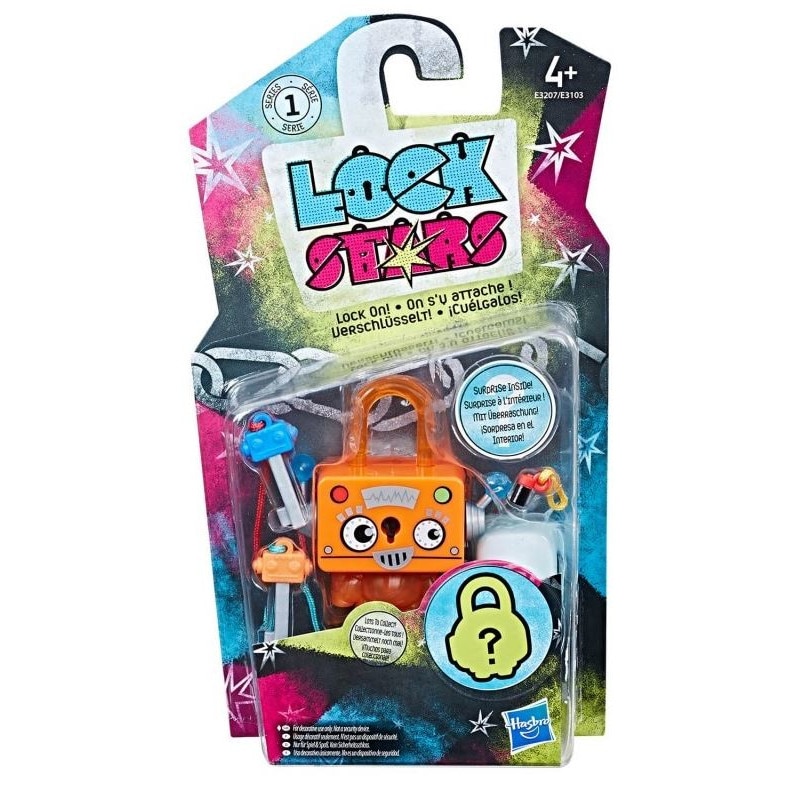 Figurina hasbro Lock Stars Robot portocaliu 20.5 cm
