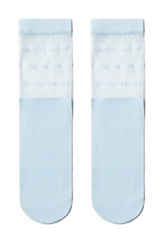 Sosete poliamida cu model buline, Conte Elegant Fantasy 19C-29CP, Bleu, 36-39 Sosete poliamida cu model buline, Conte Elegant Fantasy 19C-29CP, Bleu, 36-39