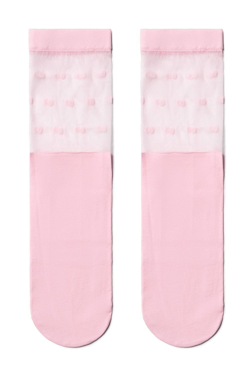 Sosete poliamida cu model buline, Conte Elegant Fantasy 19C-29CP, Roz, 36-39