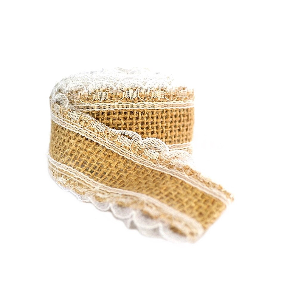 Rola de iuta cu dantela 