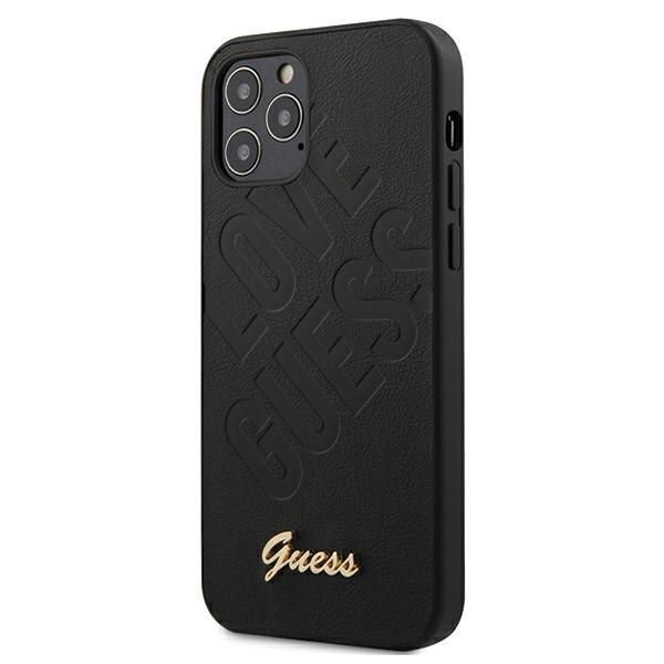 Husa iPhone 12 Pro Max Guess Lizard Collection Black