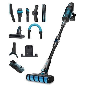 Aspirator vertical 3in1cu acumulator Cecotec RockStar 900 Ultimate ErgoWet, 600W, putere aspirare 200 AirWats, autonomie 90 min, 29,6V, tehnologie 360, motor digital fara perii, 10 accesorii Aspirator vertical 3in1cu acumulator Cecotec RockStar 900 Ultimate ErgoWet, 600W, putere aspirare 200 AirWats, autonomie 90 min, 29,6V, tehnologie 360, motor digital fara perii, 10 accesorii