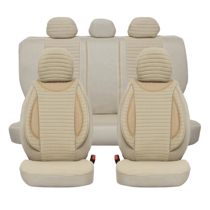 Set Huse scaun Auto Care Universal, Crem