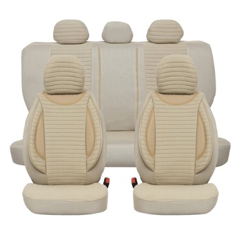 Set Huse scaun Auto Care Universal, Crem Set Huse scaun Auto Care Universal, Crem