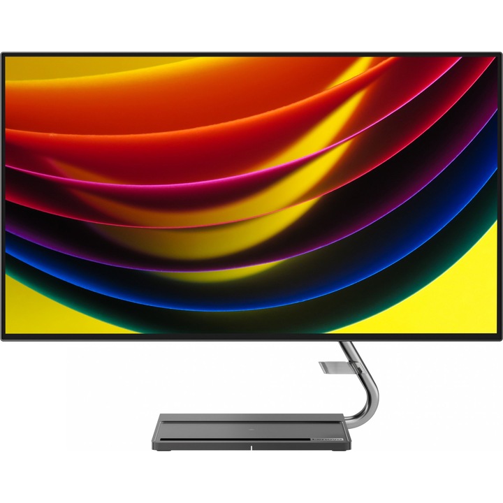 Lenovo Qreator LED Monitor, 27", IPS, 4K UHD, FreeSync, DisplayPort, HDMI