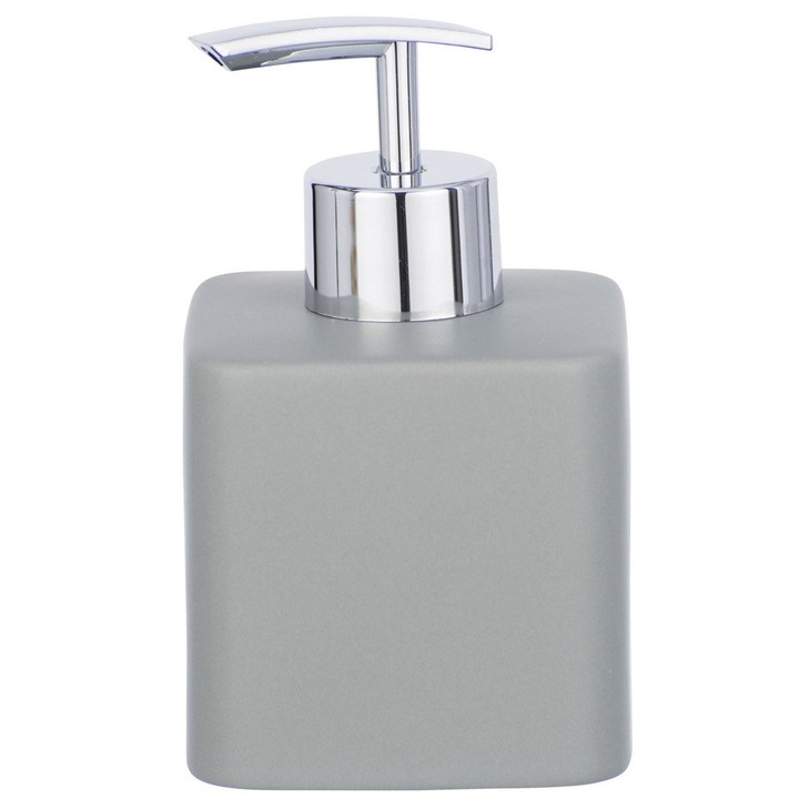 Dispenser sapun HEXA, Gri, Ceramica, 290 ml, WENKO