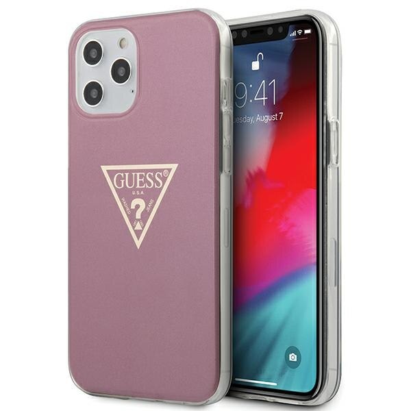 Husa iPhone 12 Pro Max Guess Metallic Collection Pink