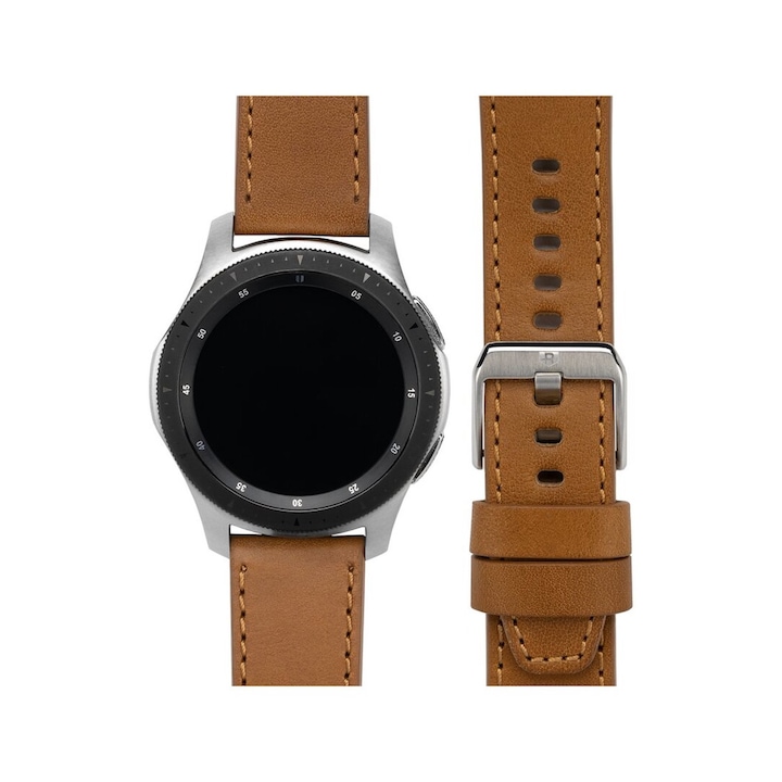 Ringke Leather One Classic Band Szíj, Samsung Galaxy Watch 3 45mm / 22mm, bőr, barna
