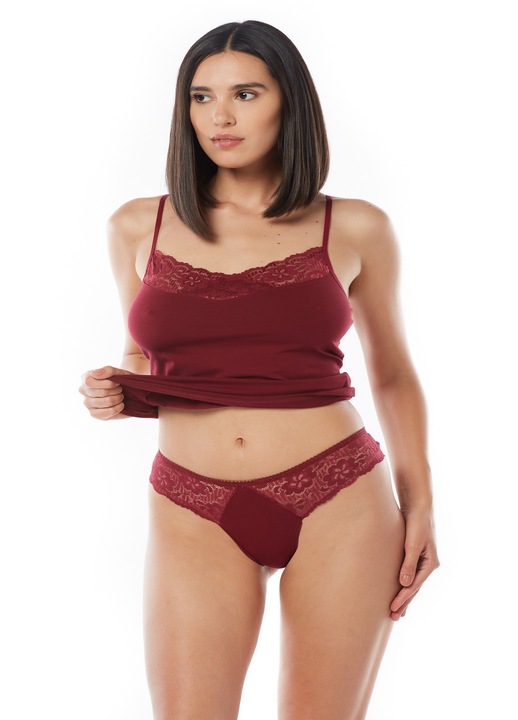 Дантелено боди за жени MF98, Бордо