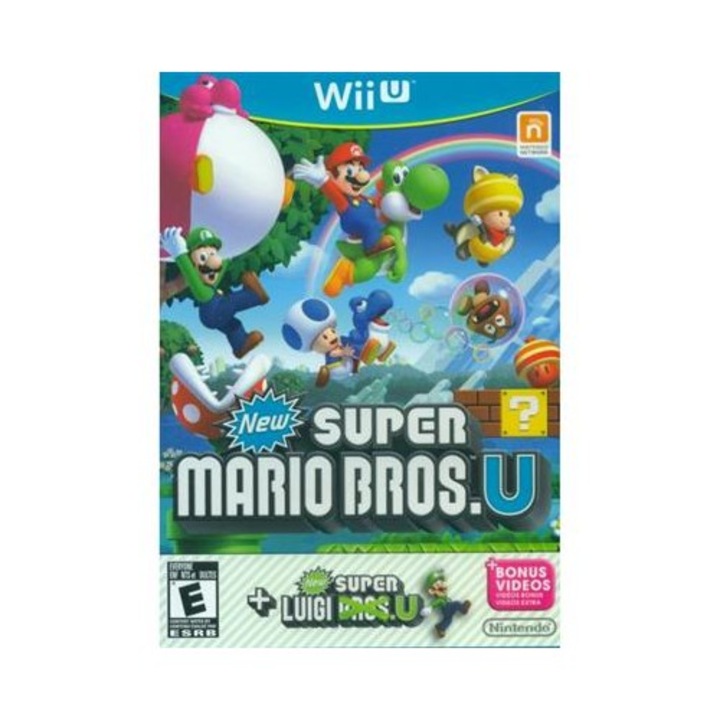 Joc New Super Mario Bros. U With New Super Luigi U Nintendo Wii U