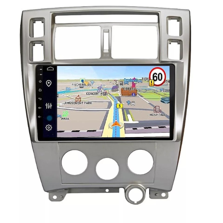 Sistem de Navigatie Hyundai Tucson , Android , Wi-Fi, Bluetooth , Navigatie , Rama adaptoare Procesor Octa-Core, 4G, Slot cartela SIM, Wi-Fi, Android, Rama adaptoare