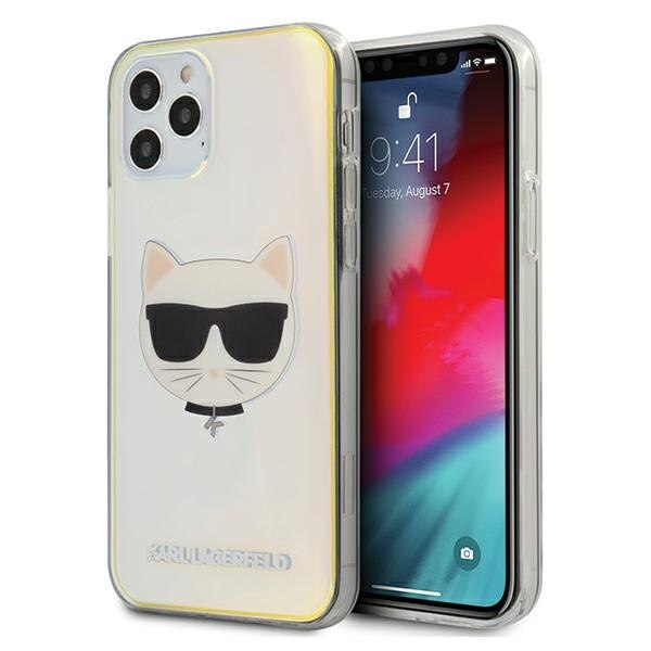 Husa iPhone 12 Pro Max Karl Lagerfeld multicolor hardcase Iridescent Choupette