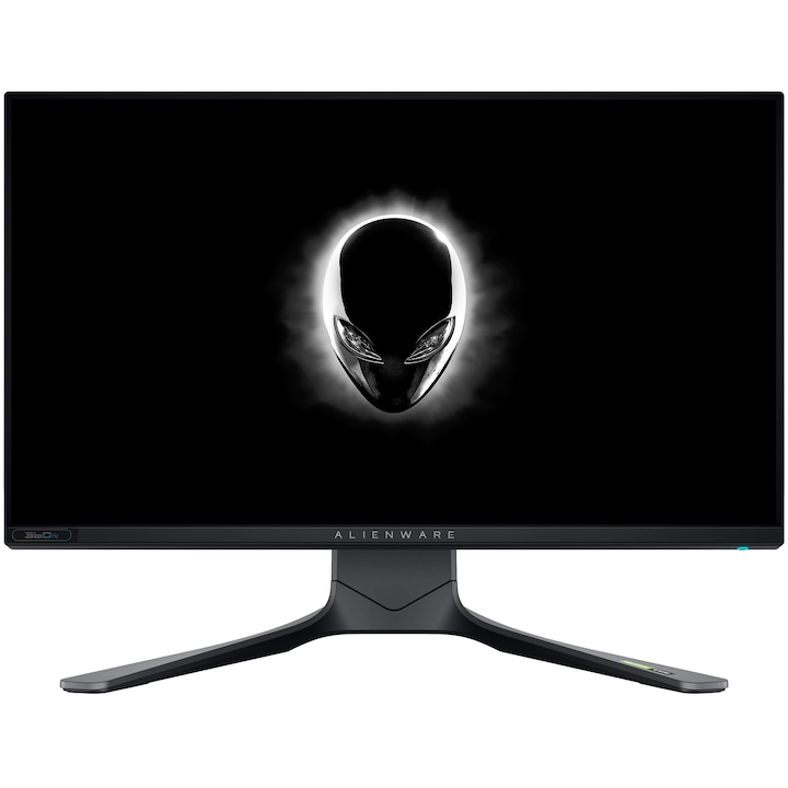 Dell Alienware AW2521H Gaming monitor, 24.5", IPS, Full HD, 360 Hz, 1ms, G-SYNC, FreeSync, HDR400, Fekete