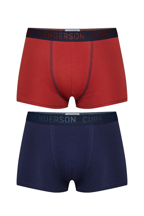 Комплект от 2 чифта боксерки за мъже, Henderson Option 2, Red/Navy, 2XL INTL