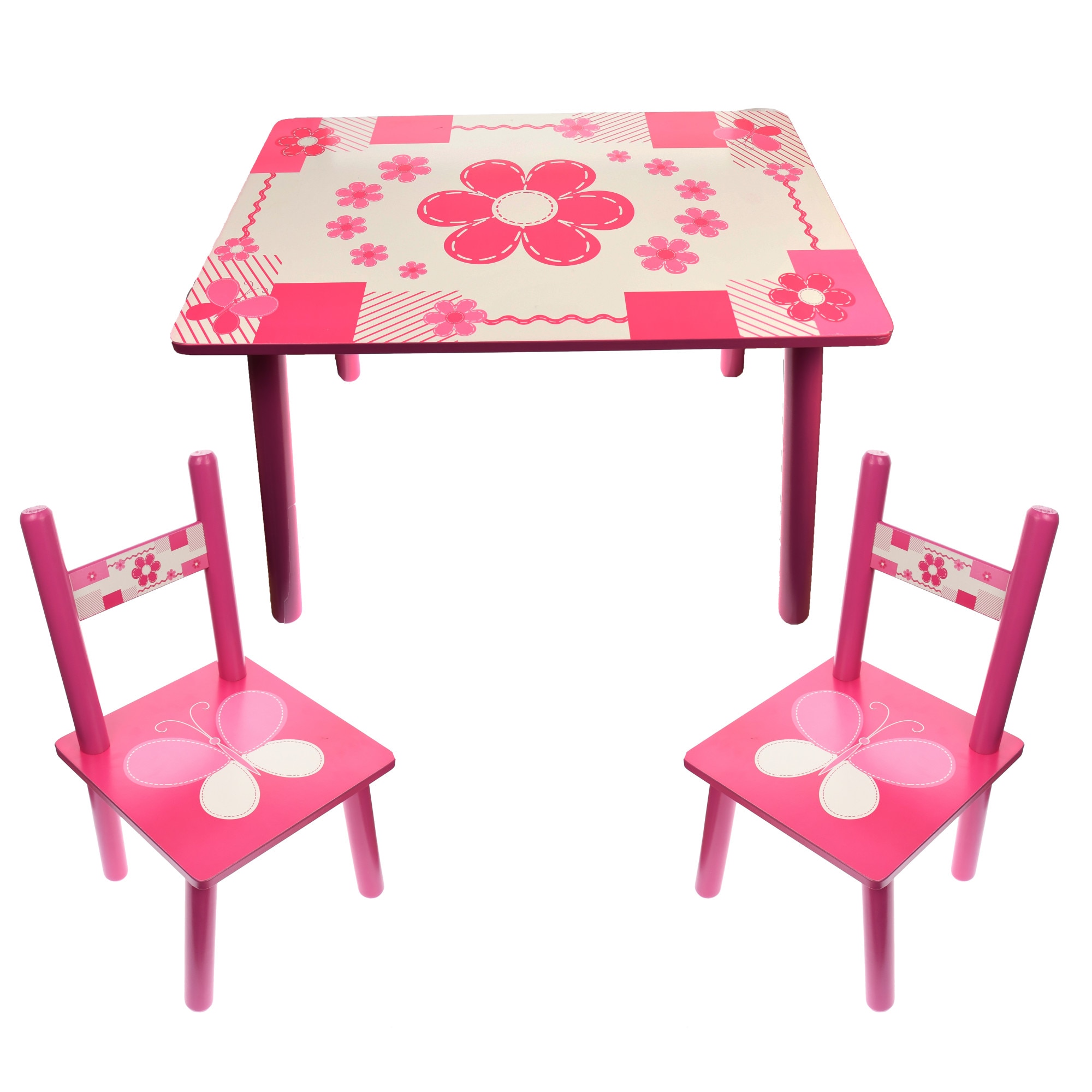 Masuta de jucarie din lemn, pentru desenat, roz - 254764