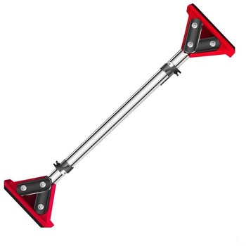 Bara de tractiuni cu fixare la tocul usii KK-TQ03, pentru utilizare casnica, Reglabil, Negru/Rosu Bara de tractiuni cu fixare la tocul usii KK-TQ03, pentru utilizare casnica, Reglabil, Negru/Rosu