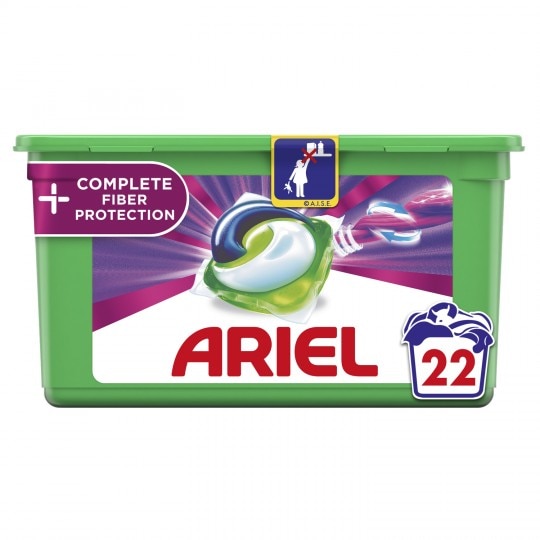 Detergent capsule Ariel Clean & Protect All-in-1 22 spalari