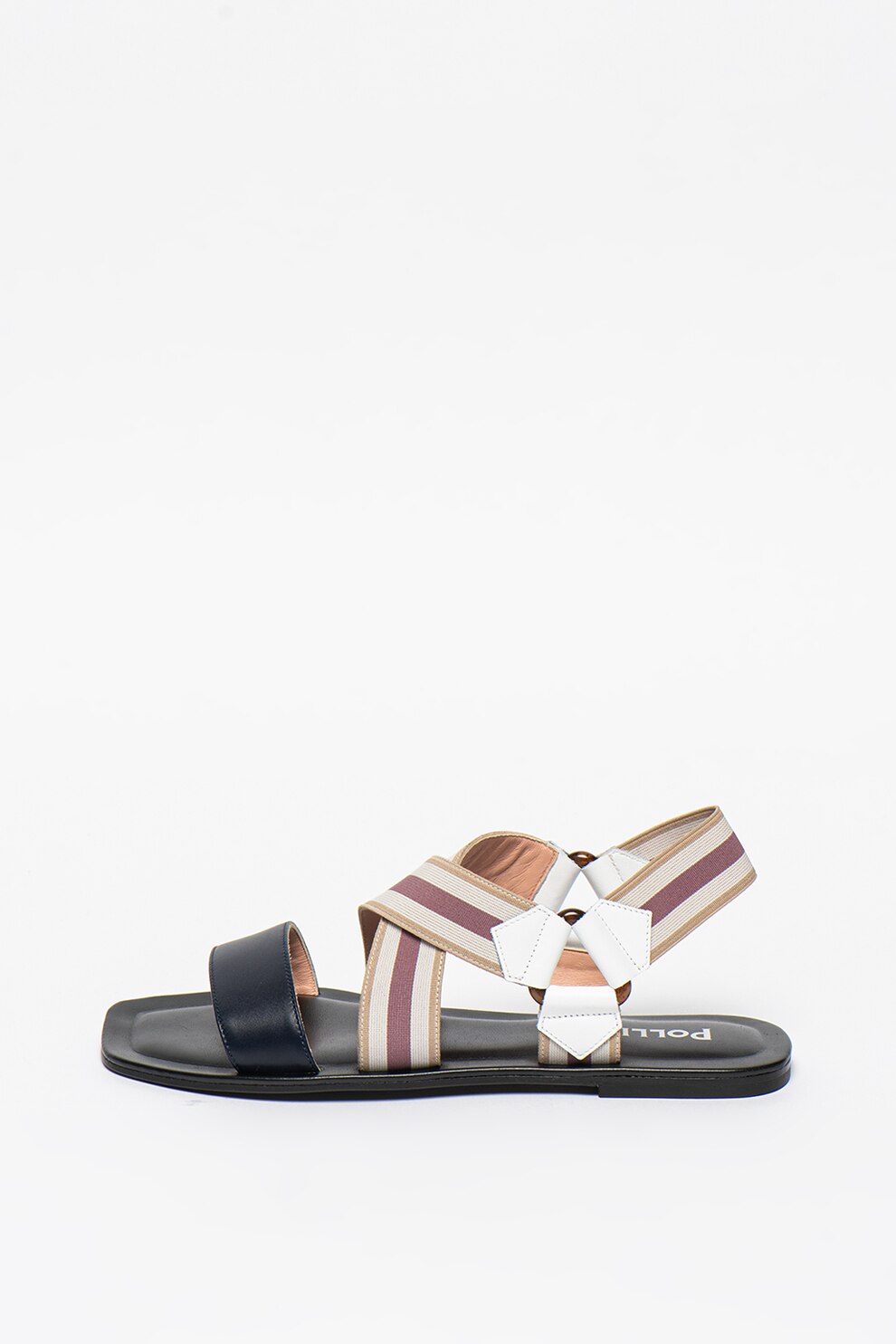 Pollini, Sandale de piele cu barete elastice