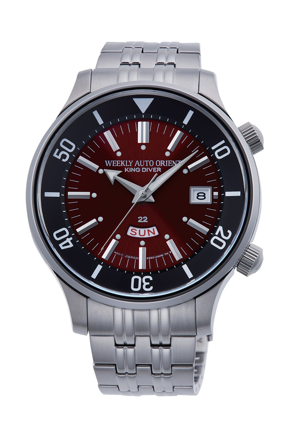 ORIENT, Ceas automatic din otel inoxidabil, Argintiu