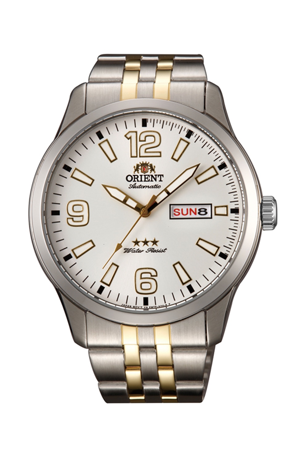 ORIENT, Ceas automatic din otel inoxidabil, Argintiu