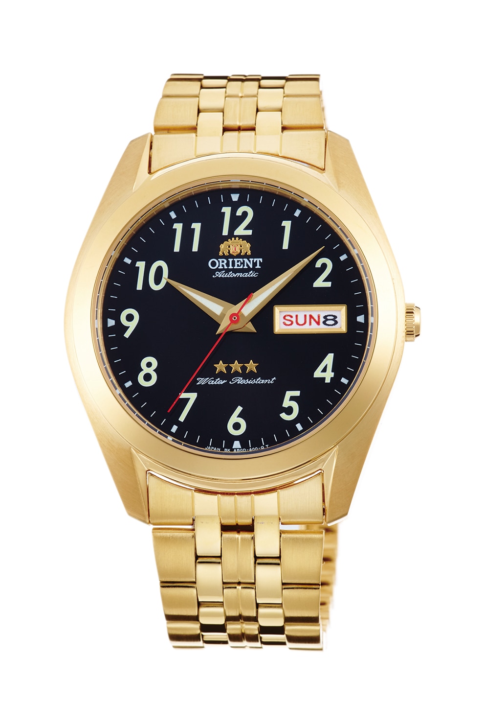 ORIENT, Ceas automatic din otel inoxidabil cu logo, Auriu