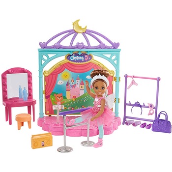 Set de joaca , Mattel, Barbie , Chelsea la Balet, Multicolor Set de joaca , Mattel, Barbie , Chelsea la Balet, Multicolor